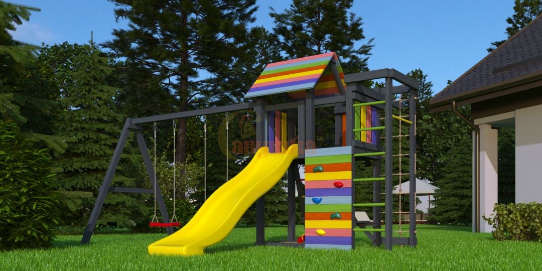 Детская площадка Савушка 6 BLACK